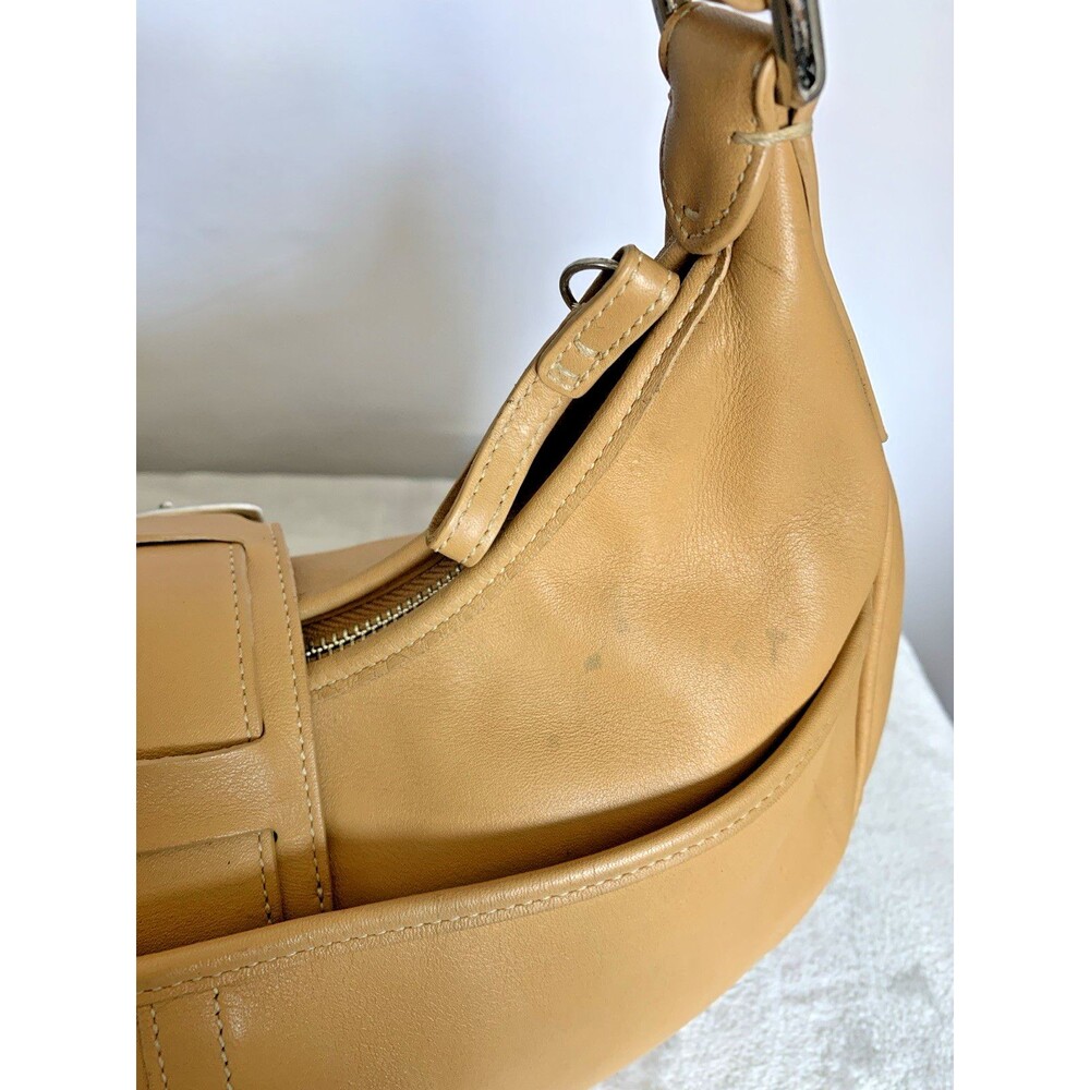 Coach Vintage Hamptons Leather Buckle Hobo Shoulder Bag 7548 Camel Tan - Picture 3 of 16